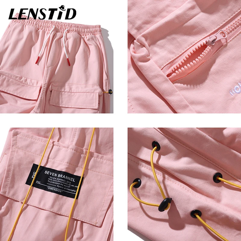 LENSTID 2019 Харадзюку уличная хип мульти штаны карго с карманами женские для бега