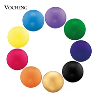 vocheng wholesale 20pcslot ball harmony 16mm multicolor copper metal materials for necklace va 00720 free shipping