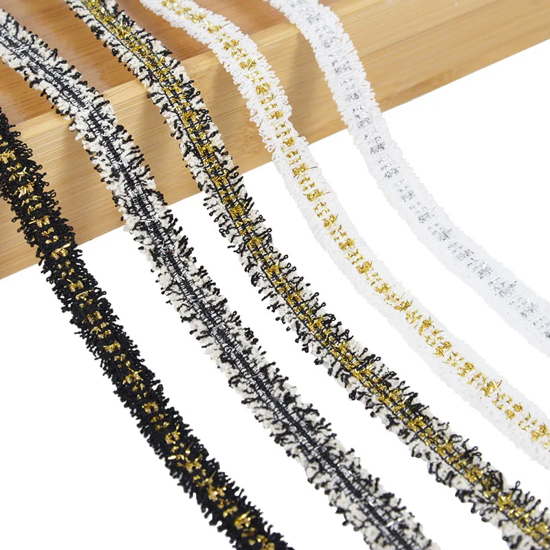 

5 Yards 13mm Vintage Lace Trim Embroidered Sewing Lace Fabric Ribbon Handmade DIY Craft Sewing Trimmings Wedding Decorations