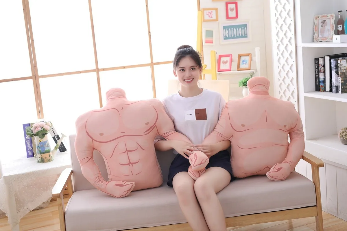 3d креативная Подушка бойфренда забавная смешная сильная мышца большой живот