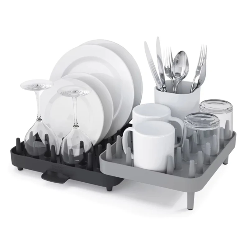 

Adjustable Tableware Dish Drain Storage Rack Organizer Multi-Function Home Kitchen Bathroom Sundries Cup Storage Rack