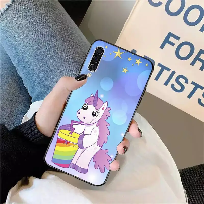 

Rainbow Unicorn cute cartoon animal Phone Case For Samsung galaxy S 9 10 20 A 10 21 30 31 40 50 51 71 s note 20 j 4 2018 plus