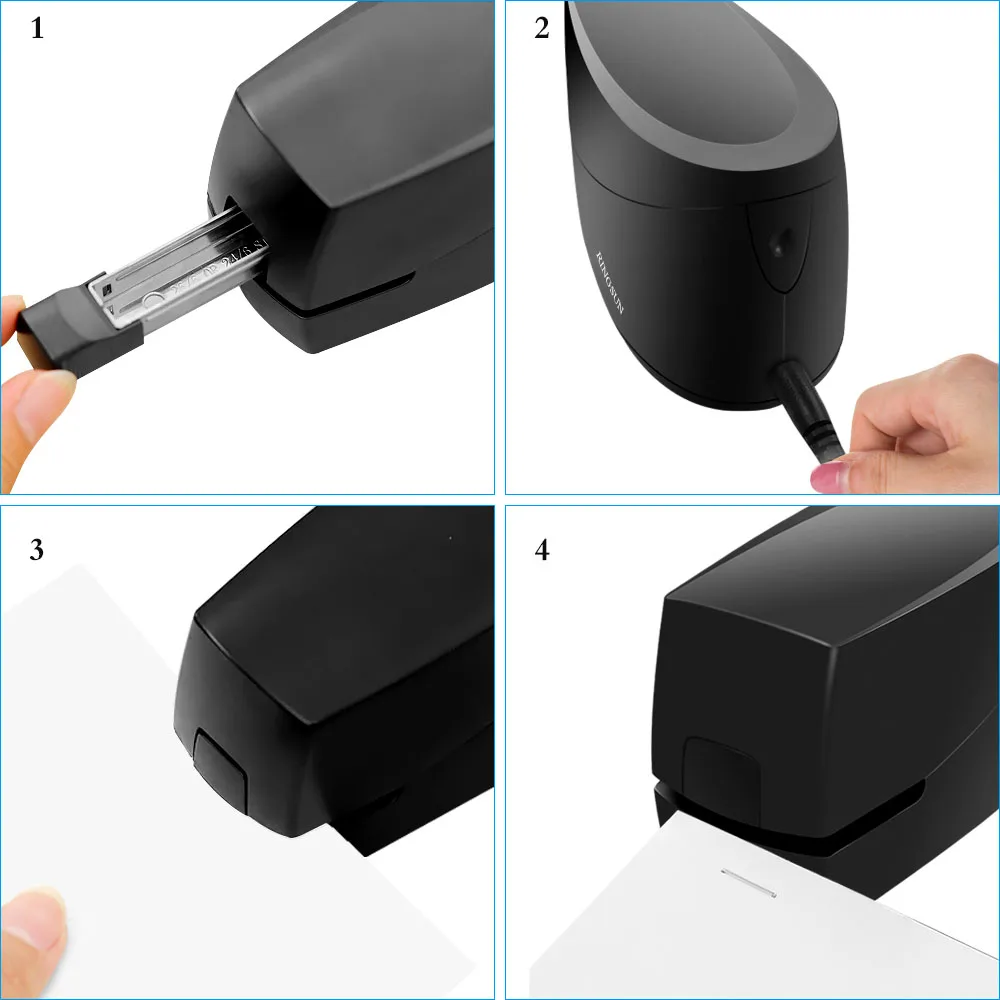 Электрический автоматический офисный степлер бумажные документы в офисной