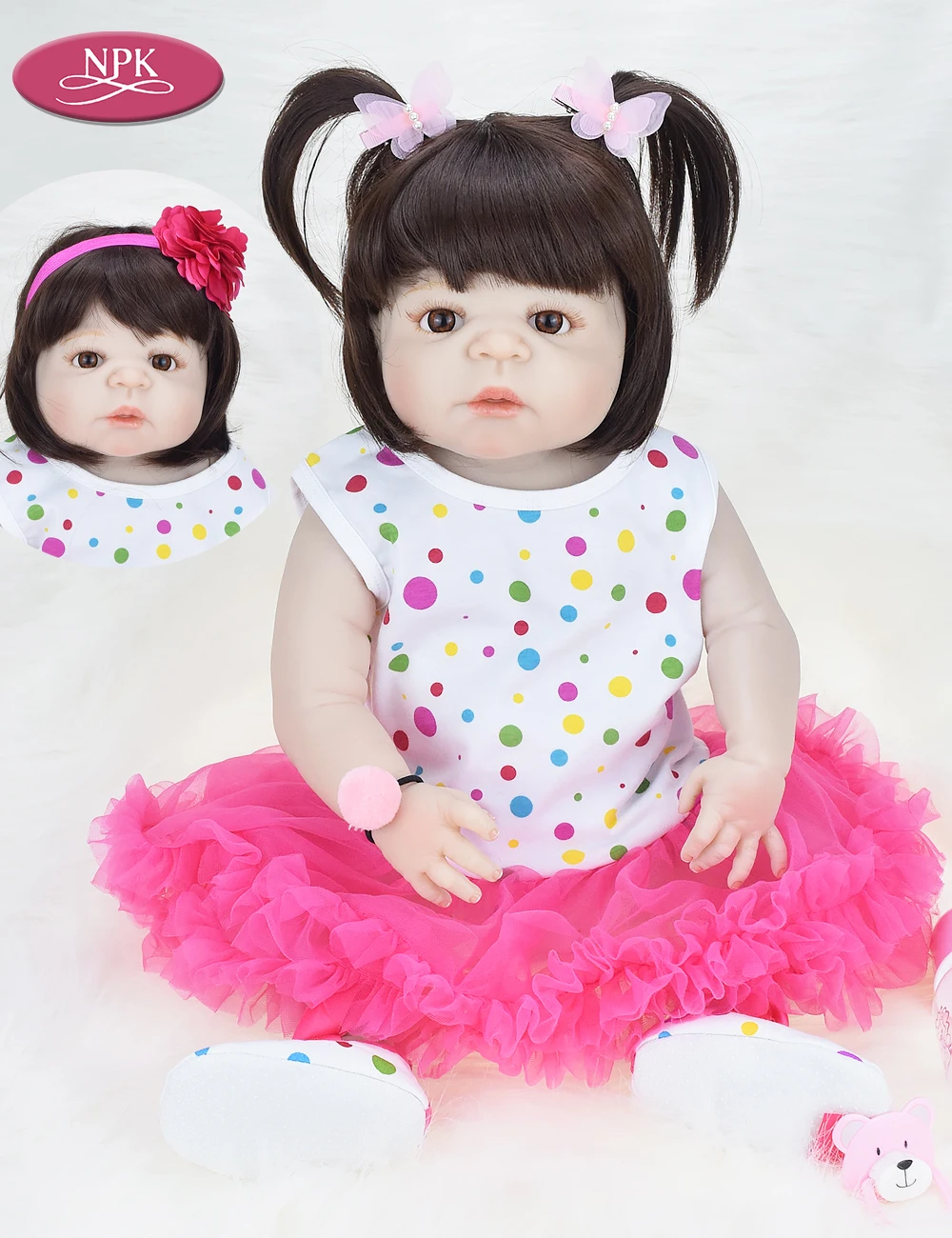 Аксессуары для куклы реборн подходит 22-24 дюймов ручной работы костюмы Reborn