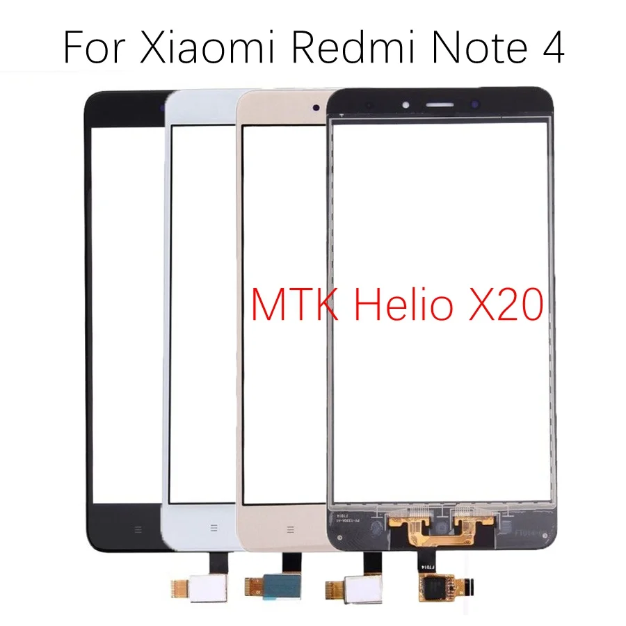 Сенсорный экран с дигитайзером для Xiaomi Redmi Note 4/4X Pro передняя стеклянная панель Note4