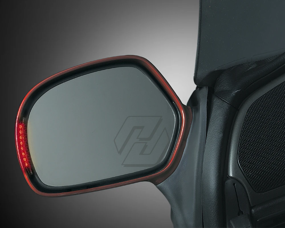 Чехол для мотоциклетного зеркала заднего вида с поворотником и светодиодной