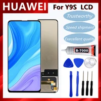 100 test for huawei y9s lcd display digitizer assembly touch display apply to huawei y9 s stk l21 stk lx3 stk l22