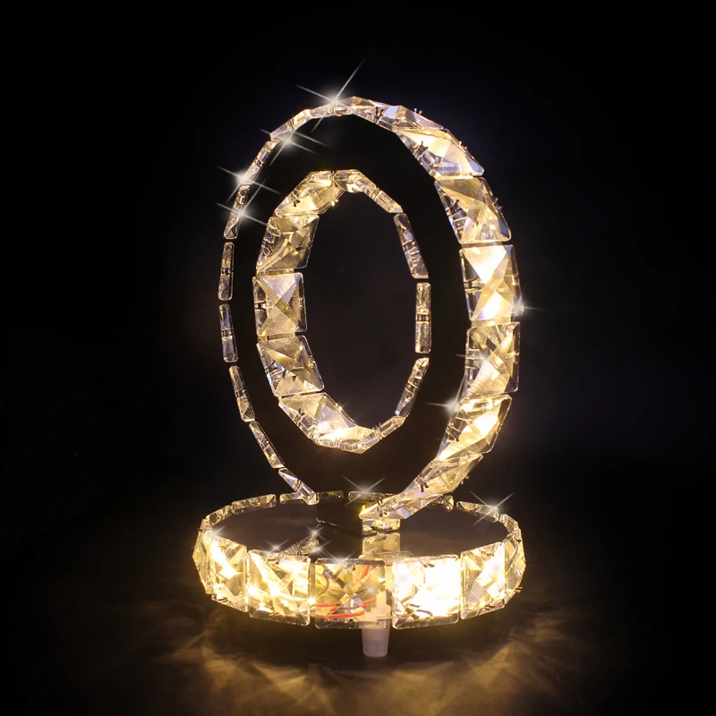 Современный творческий Нержавеющая сталь настольные лампы для Гостиная деко