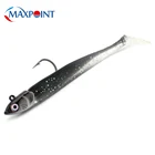 17 г комплект тяжелых мягких приманок с лопастным хвостом 8 см, шэд для щуки, дуршлага, рыболовные приманки SY080, плавающие приманки