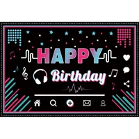 yeele birthday party photocall star musical note photography backdrop photographic decoration backgrounds for photo studio