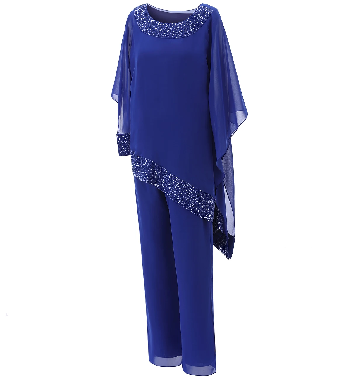 3 шт. асимметричное платье для матери невесты с кристаллами | Свадьбы и торжества