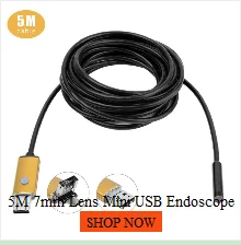 3 в 1 USB эндоскоп 720P бороскоп Инспекционная камера для Android тип-c ПК Жесткий/мягкий кабель Водонепроницаемый Змея камера