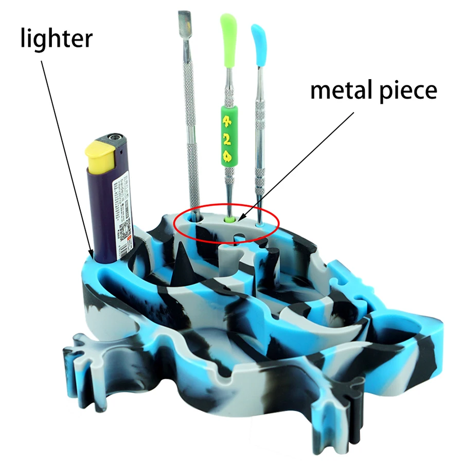 Новая дизайнерская силиконовая пепельница портативная с защитой от ожогов