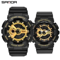 sanda sport mens watches sports led digital waterproof military watches s shock male lover couple clock relogios masculino