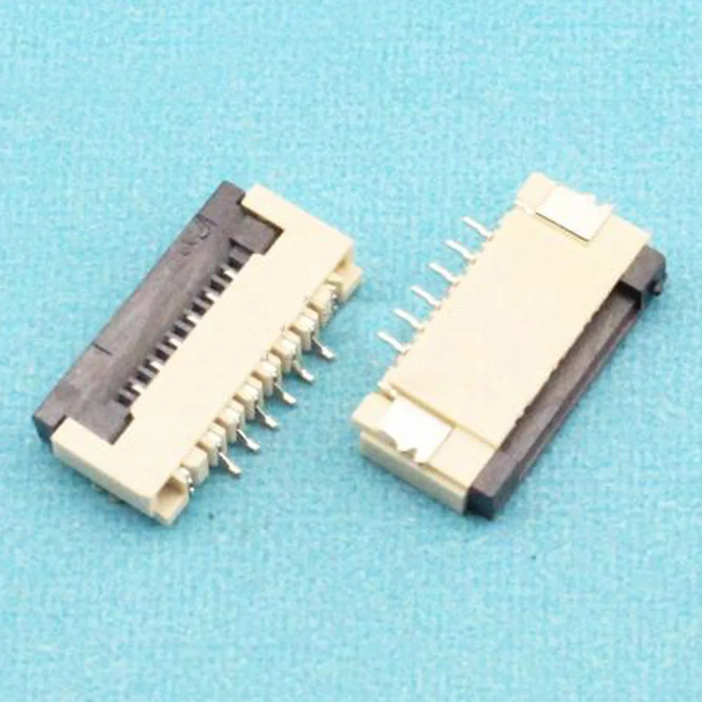 Образец 6Pin разъем FPC FFC кабельная розетка 6 pin 1 0 мм для ЖК-экрана интерфейс DVD/GPS/MP3 P |