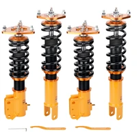 maxpeedingrods free shipping coilover shock struts suspension for mitsubishi lancer evo 7 8 9 ct9a adj absorbers damper force