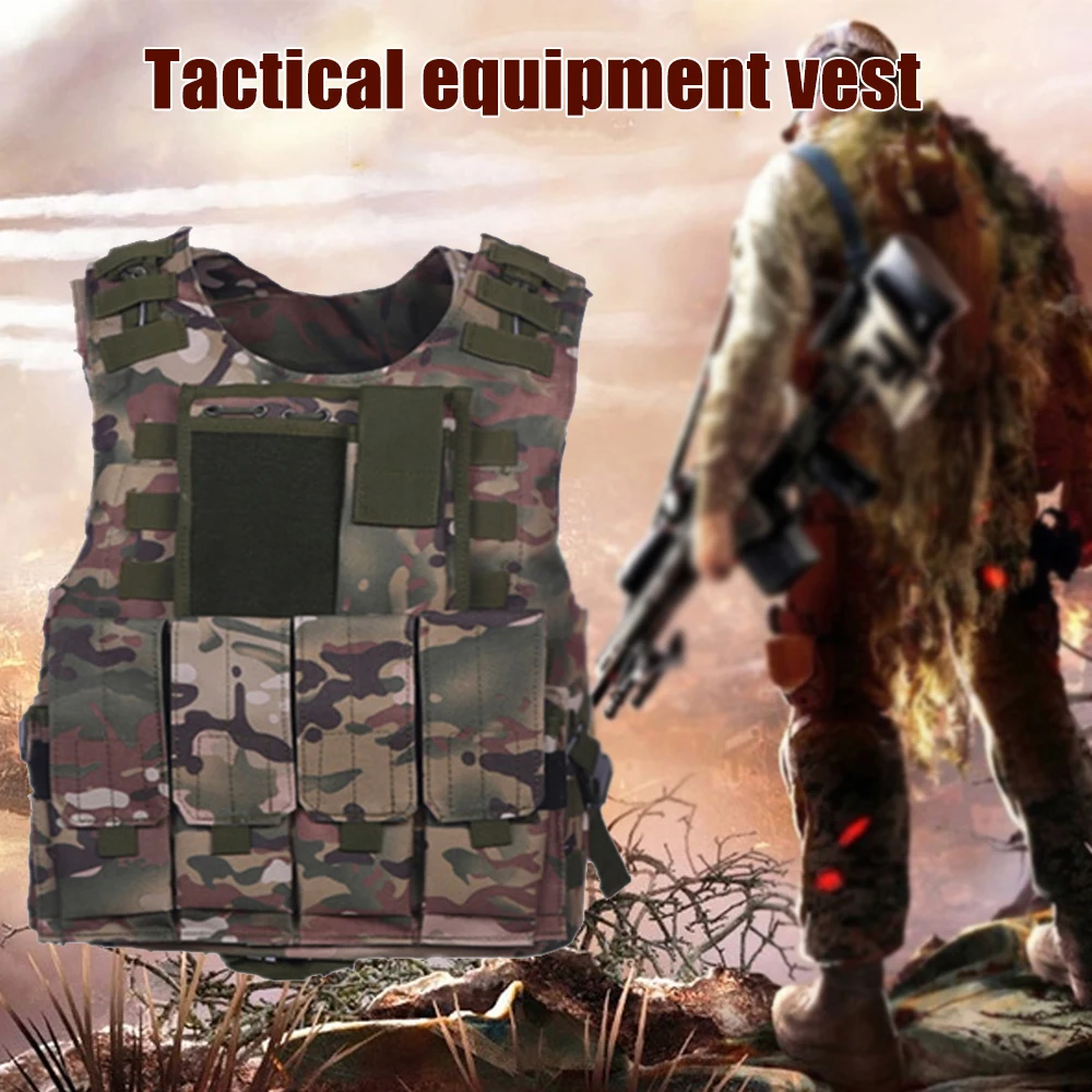 

1PCS Tactical Equipment Adventure Men'S Fashion Average Code 4 Colors Real People Waistcoatmen Outdoor Survive Vest