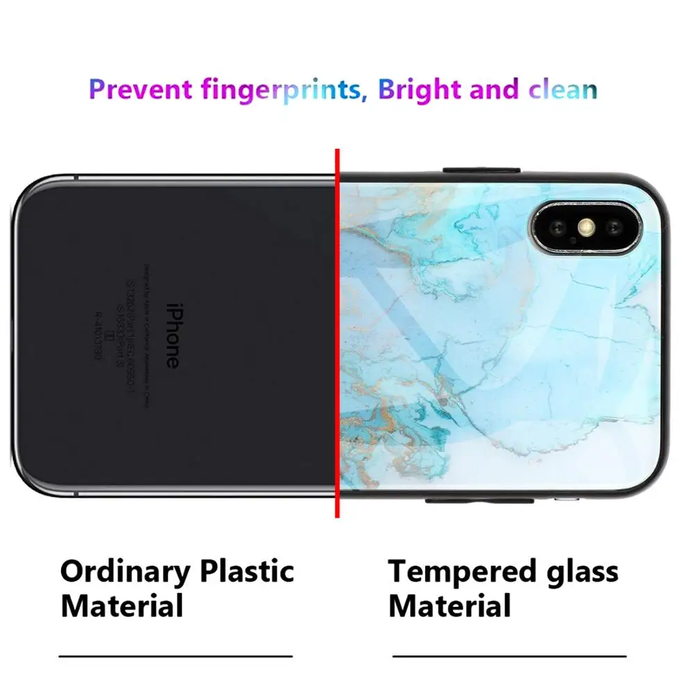 NORTHFIRE стеклянный мраморный чехол для iPhone 11/11 Pro/11 Pro Max чехлы силиконовый край
