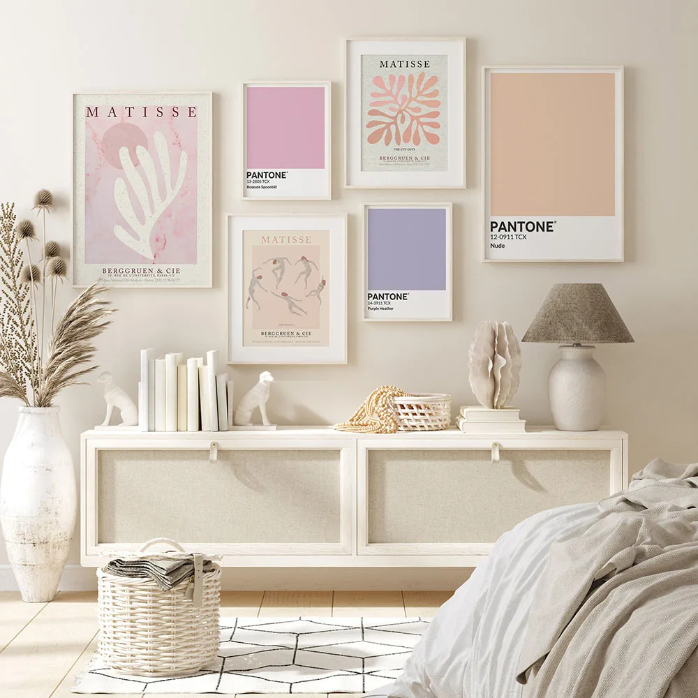 

Henri Matisse Exhibition Nordic Posters And Prints Wall Art Canvas Painting Pantone Dance Wall Pictures For Living Room Decor