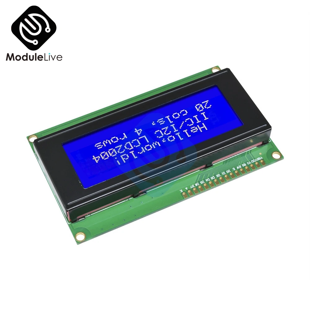 LCD2004 модуль цифровой дисплей монитор 2004 20*4 20X4 символ синий/желтый и зеленый