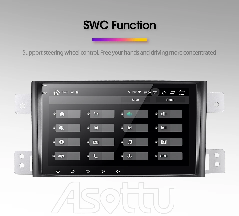 Asottu ips Android 9,0 PX30 автомобильный dvd для Suzuki Grand Vitara 2005-2012 мультимедиа головное устройство gps Радио Стерео gps навигация