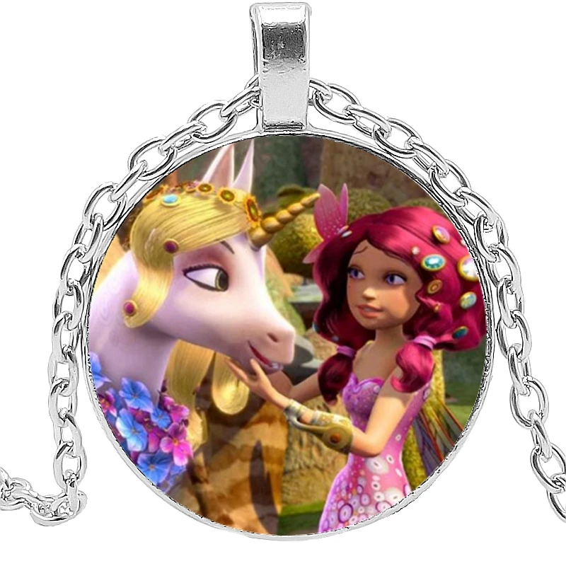 Ожерелье в европейском и американском стиле с рисунком принцессы единорога