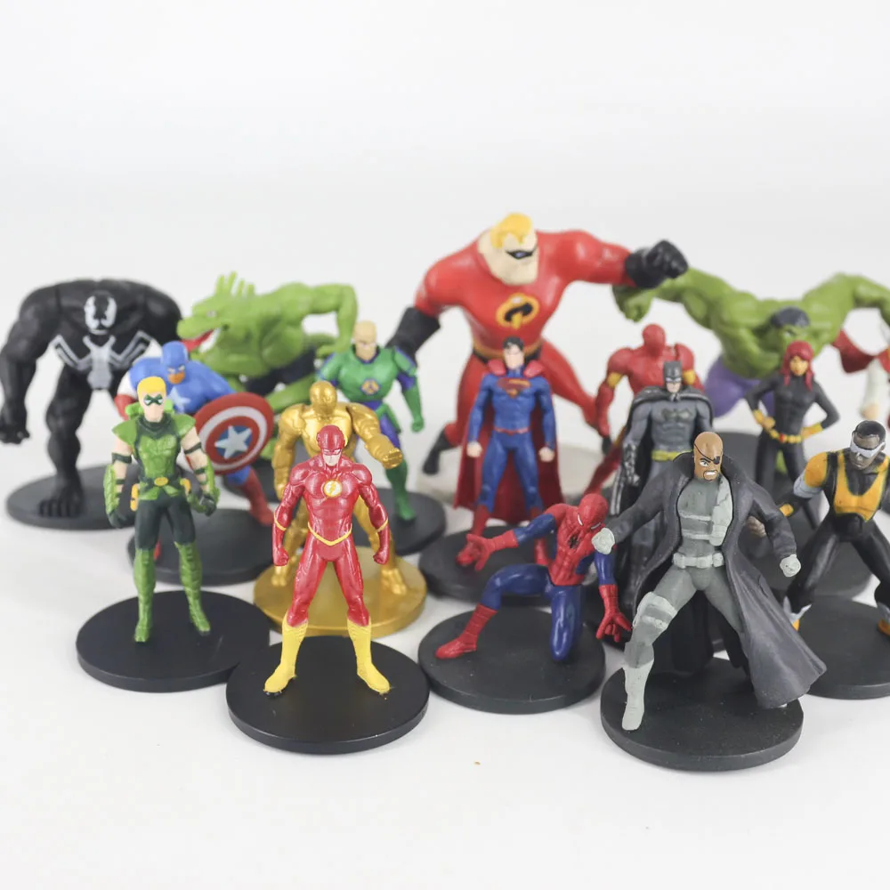 DC Marvels Мстители фигурка Супер Герои оригинальный Бэтмен флэш Супермен Чудо