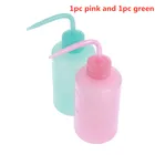 1 шт.2 шт 250 мл татуировки мыть чистая Пластик зеленыйрозовый Мыло лаборатории мыть Squeeze диффузор бутылки