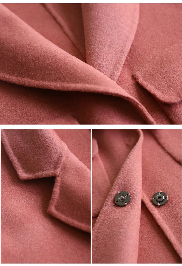 

Short Women's Spring Jacket Casual Wool Coat Female Autumn Winter Jackets Women Cashmere Coats abrigo mujer 1921