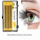 Ресницы для макияжа, натуральные 3d-ресницы с рыбьим хвостом, 8 мм9 мм10 мм11 мм12 мм