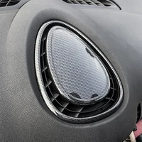 2pcs central console speaker air outlet vent decoration cover sticker for mini cooper f54 f55 f56 f57 car accessories styling
