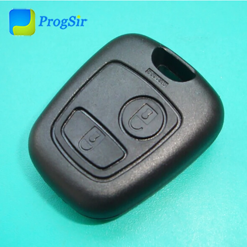 

2 Button Key Case Shell For Peugeot/Citroen Without Logo No Blade
