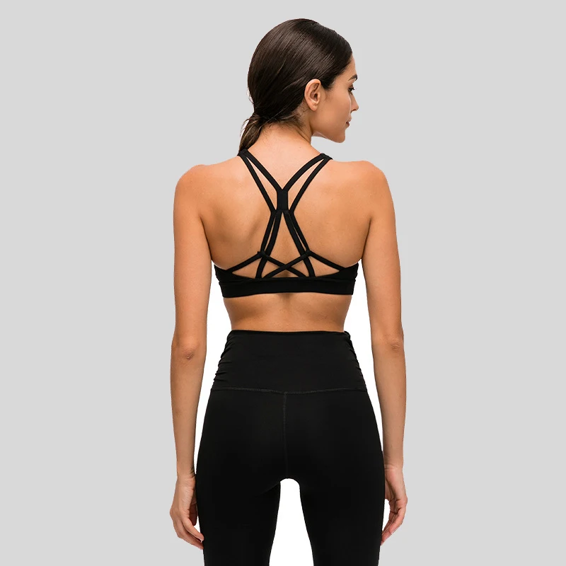 Женские спортивные бюстгальтеры Nepoagym FLY Naked Feel с перекрестной спинкой