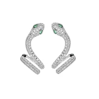 new fashion earrings needle zircon delicate woman earrings snake earrings exaggerated earrings u shaped earrings fashion jewelry