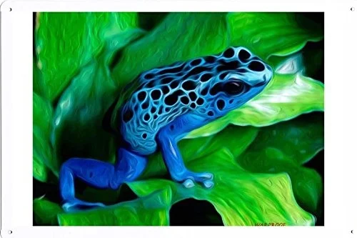 

World Animal Poster - Frog Tin Sign
