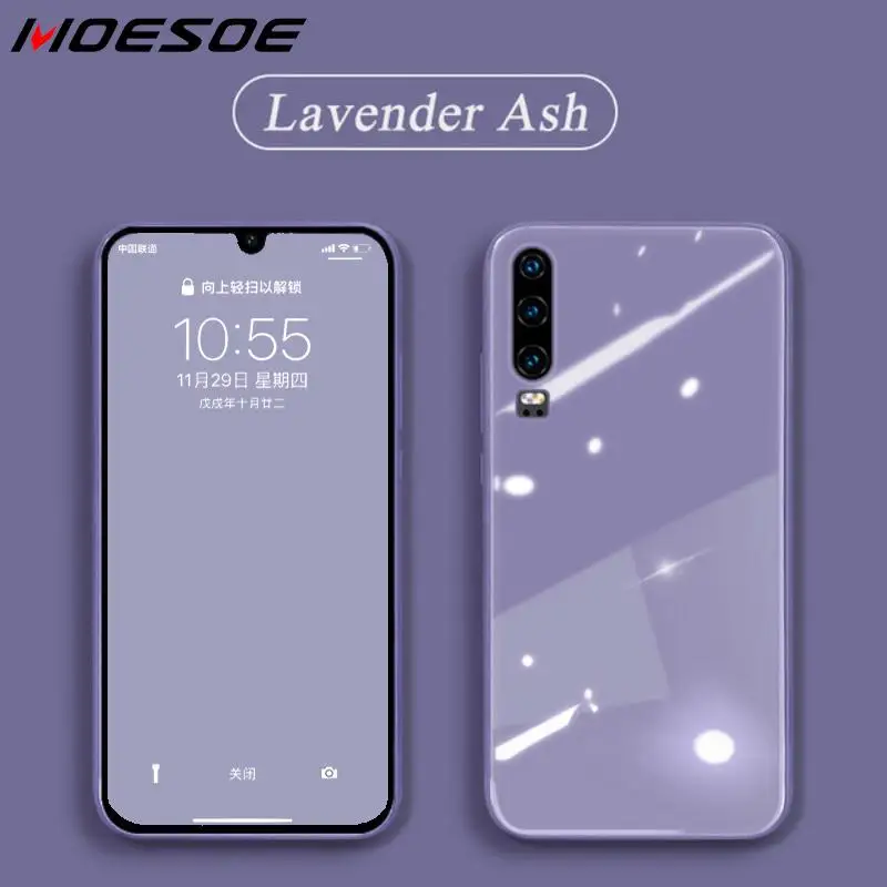 Для huawei P30 Pro P20 Lite P Smart Plus 2019 чехол из жидкого закаленного стекла для mate 20 30 Nova 5 Honor