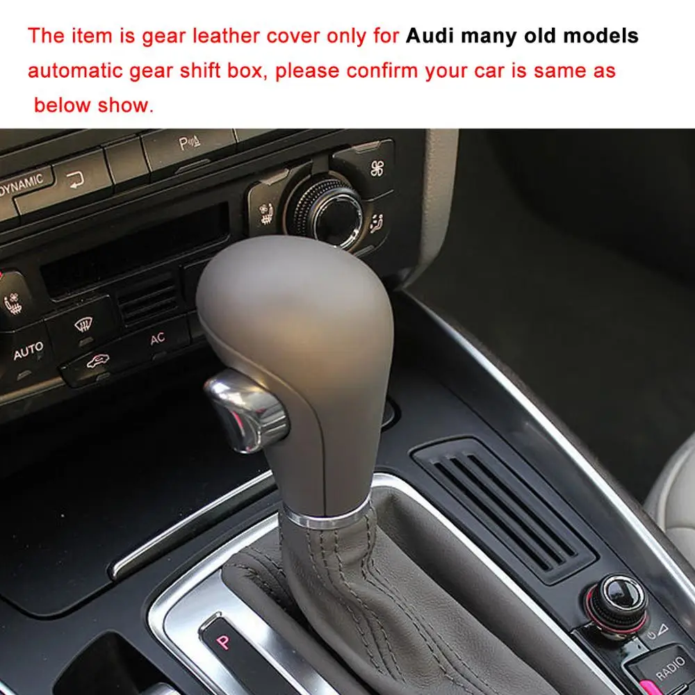Чехол Yuji Hong из натуральной кожи для Audi A4 A5 A8 Q3 Q5 Q7 2009 2010|gear cover|shift collarscar gear cover |