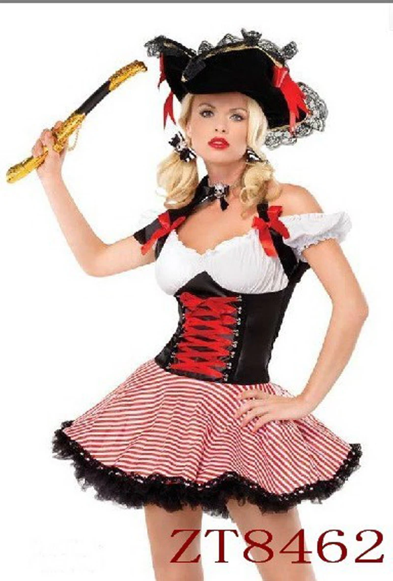Женское нарядное платье сексуальное нижнее белье костюм пирата один размер M8287 |