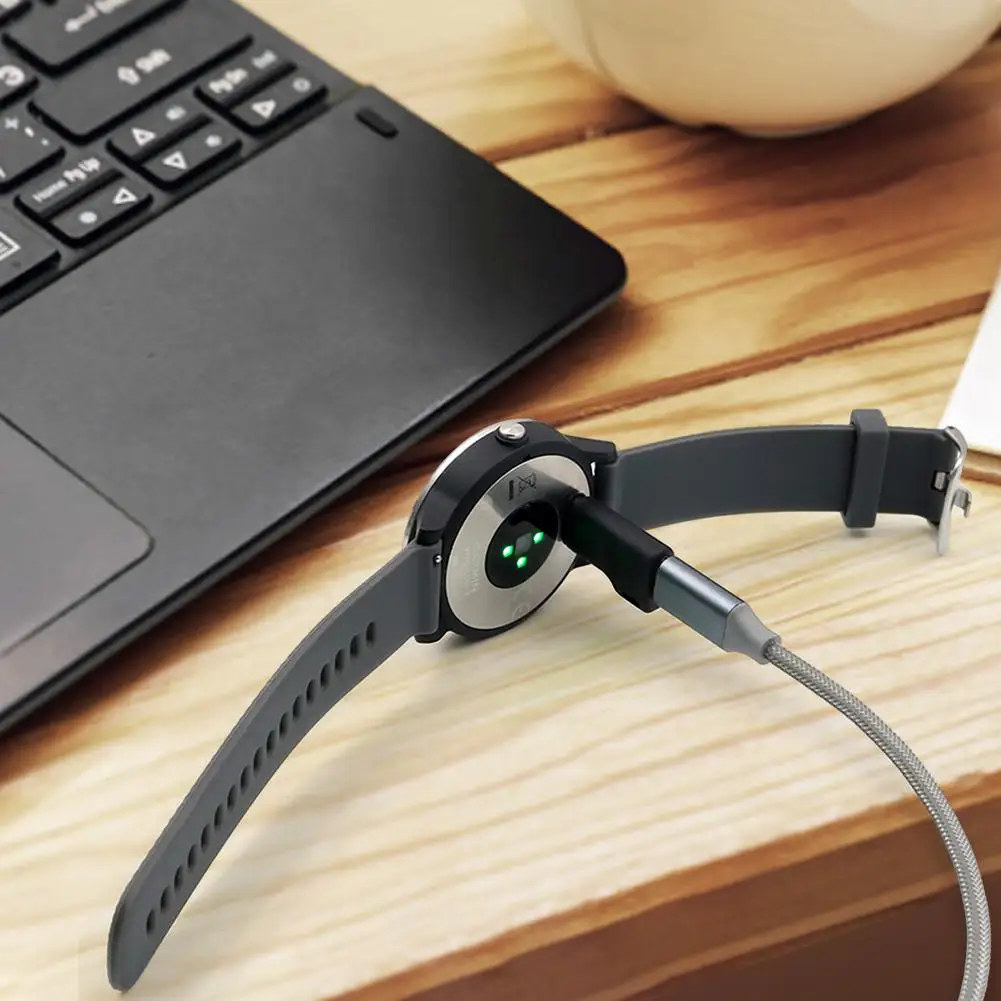 Зарядный преобразователь с разъемом USB Type-C на 4 контакта для Garmin Forerunner 945 vivoactive3