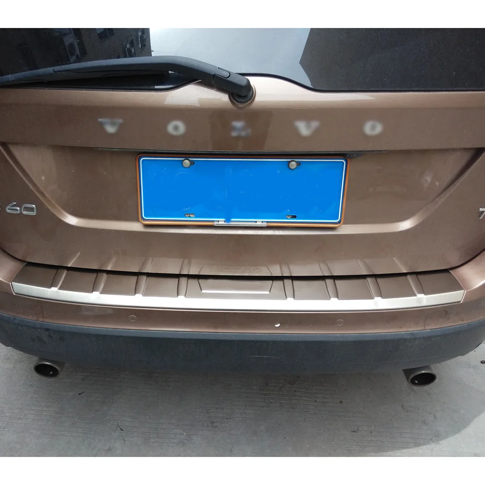Подходят для 2014 2015 2016 2017 VOLVO XC60 защита заднего бампера ступенчатая панель