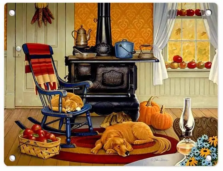 

Тепло и уютно чайник цветы Фонари Алюминий для дома и улицы металлический знак ярда Арт плакат жестяная вывеска настенный знак на дом