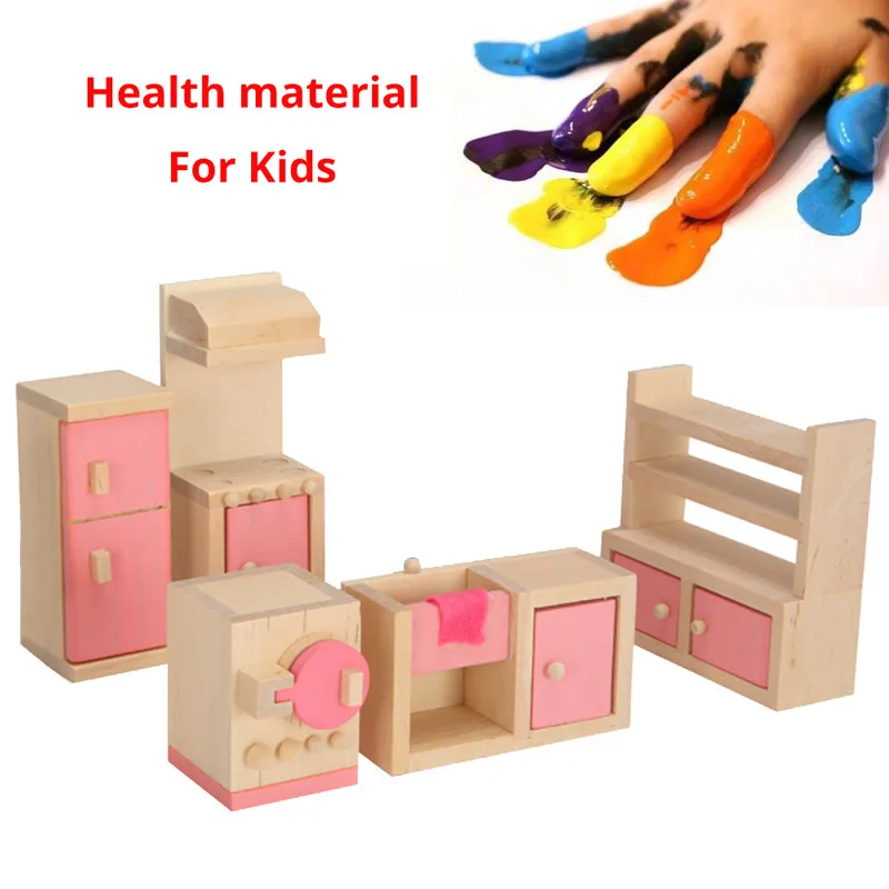 Аксессуар для кукольного домика 6 дюймов розовый диван гостиная столовая ванная