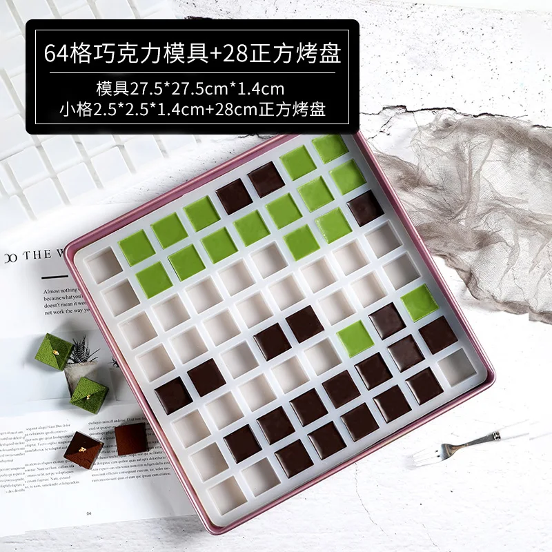 

Chocolate Silicone Baking Mold Candy Fondant Pastry Cookware Baking Mold Non Stick Moldes Para Hornear Kitchen Items DE50MJ