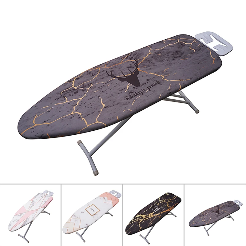 

Ironing Board Cover Marble Cloth Printed Ironing Board Cover Protective Non-slip Thick Colorful For Home Cleaner Tools 140*50CM