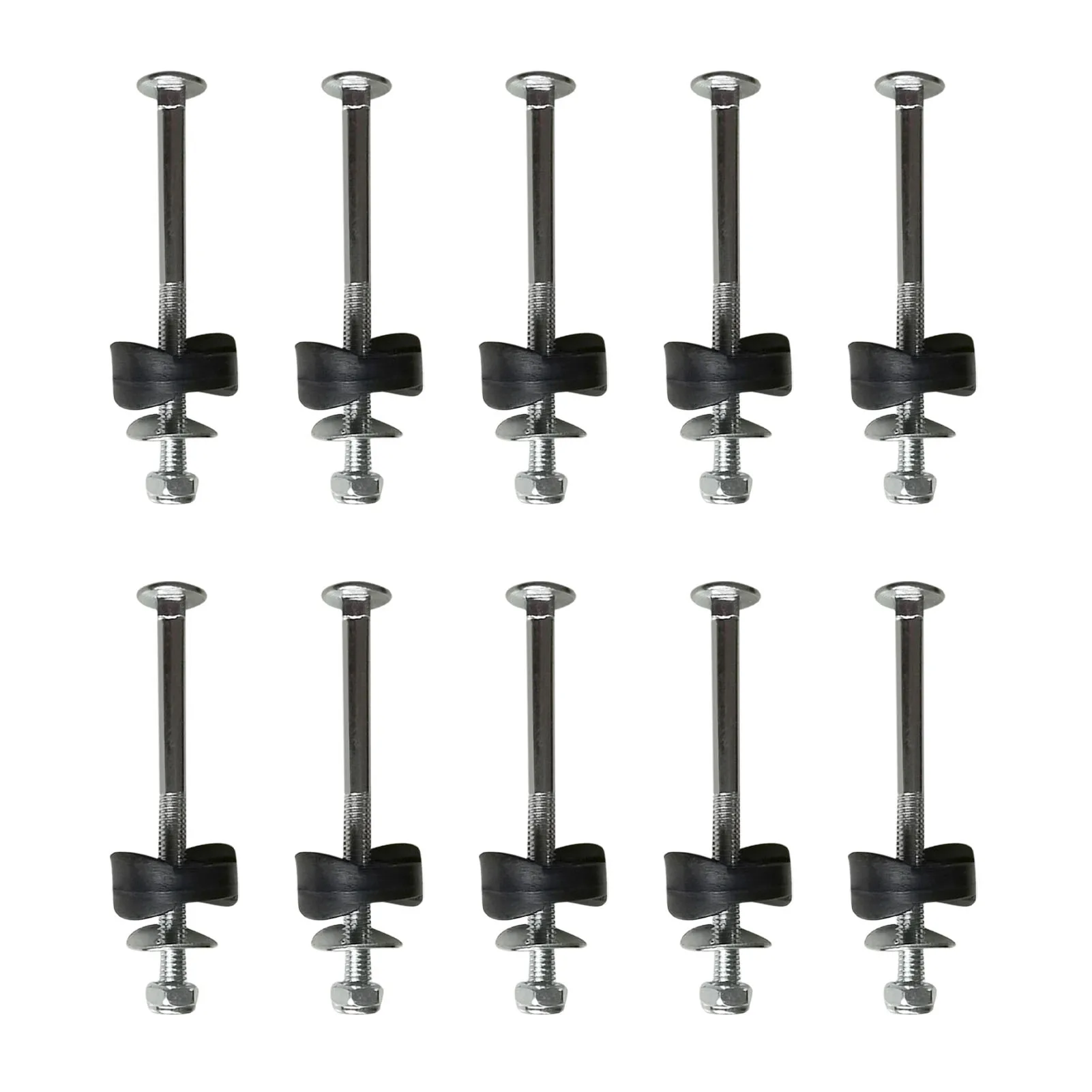

10 PCS Trampoline Screws Galvanized Steel Jump Stability Tool Screw Square Head Trampoline Accessories Replacement