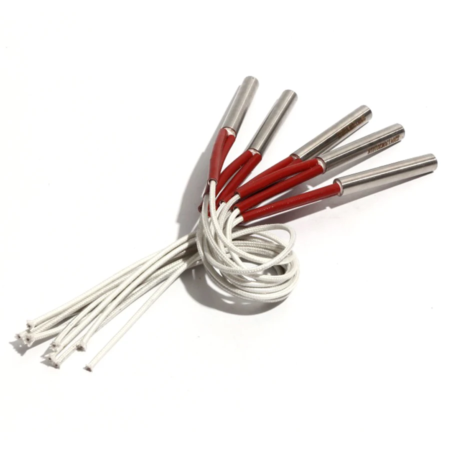 

5PCS 8.5mm Diameter 98~115mm Cylindrical 304SUS Heating Tube Single-End Heater 110/220/380V Electric Mold 260/265/280/290/300W