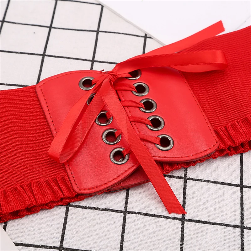

2021 Fashion Trend Waist Belts for Women Bandage Design Elastic Corset Belts