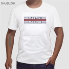 Классическая винтажная Мужская футболка Martini Racinger в стиле ретро, рождественский подарок, модная футболка, летняя Мужская прямая sbz520