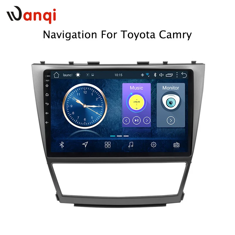 10 1 дюймов Android 8 автомобильный DVD GPS для Toyota camry 2006 2012 навигационная система стерео