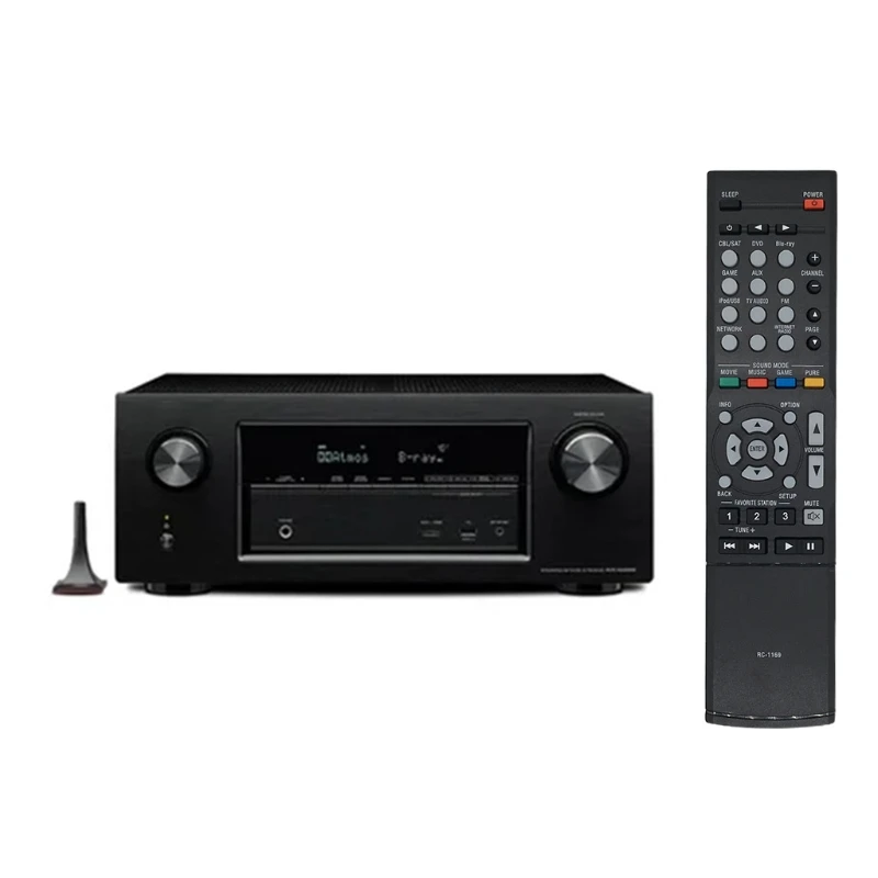 RC 1169 дистанционного Управление для denon AV ресивер 1181 1168 AVR 1513 1612 2113CI|Пульты ДУ| |